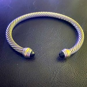 David Yurman Cable Classic Bracelet w/ Black Onyx